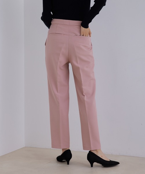 Jayro(ジャイロ)の「エステルストレッチセンタープレステーパードパンツ(その他パンツ・レディース・ブラック/レッド/ネイビー/ピンク/グリーン・FREE)」の21枚目の写真