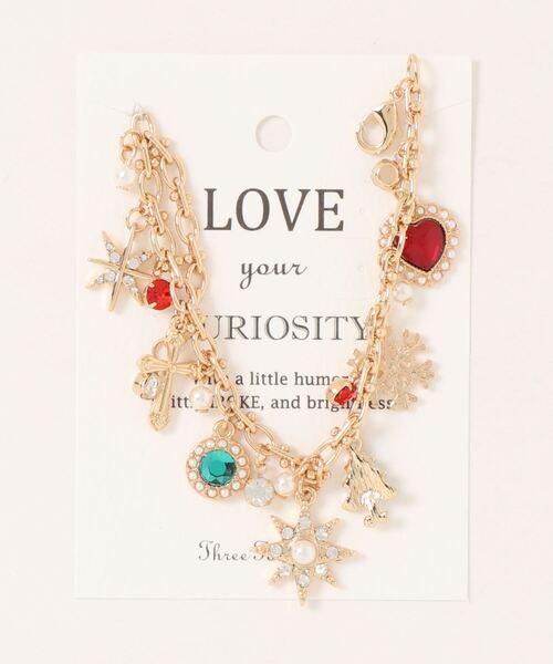 Three Four Time（ｽﾘｰﾌｫｰﾀｲﾑ）の「Christmasチャームブレスレット（ブレスレット・レディース・その他・FREE）」の3枚目の写真