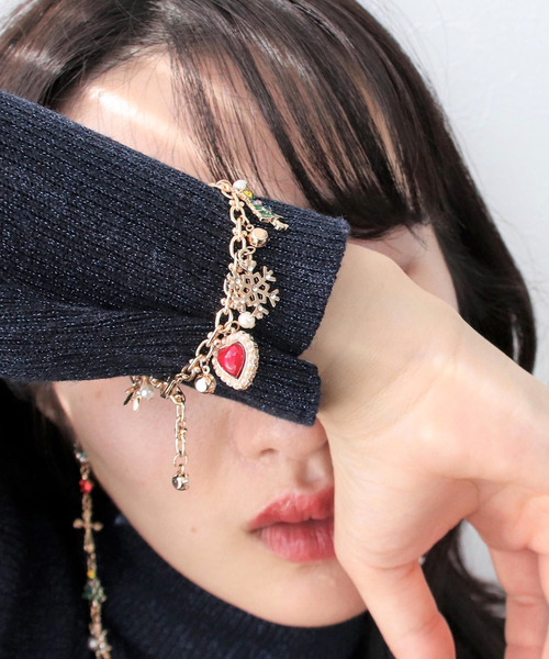 Three Four Time（ｽﾘｰﾌｫｰﾀｲﾑ）の「Christmasチャームブレスレット（ブレスレット・レディース・その他・FREE）」の2枚目の写真