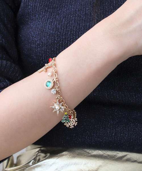 Three Four Time（ｽﾘｰﾌｫｰﾀｲﾑ）の「Christmasチャームブレスレット（ブレスレット・レディース・その他・FREE）」の4枚目の写真