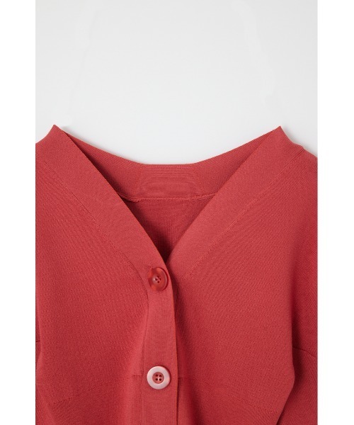 rienda（リエンダ）の「2WAYショルダータックボリュームカーデトップス（カーディガン/ボレロ・レディース・ホワイト/レッド/ライム/ブラック・FREE）」の6枚目の写真