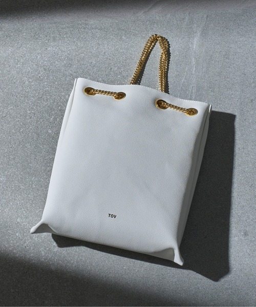 tov（トーヴ）の「【TOV】TOO - DRST /T23S08B224（ショルダーバッグ・レディース・ホワイト/ベージュ/パープル/ブラック・FREE）」の2枚目の写真