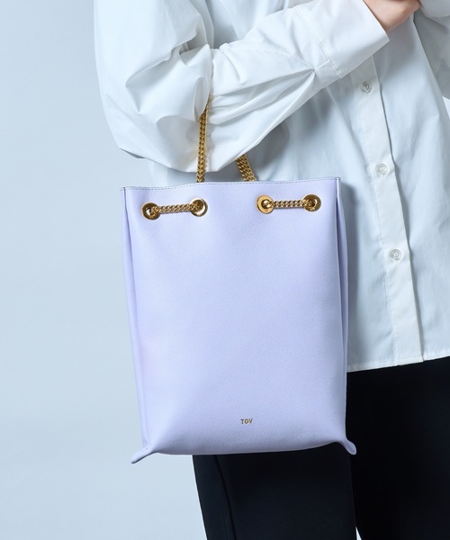 tov（トーヴ）の「【TOV】TOO - DRST /T23S08B224（ショルダーバッグ・レディース・ホワイト/ベージュ/パープル/ブラック・FREE）」の6枚目の写真