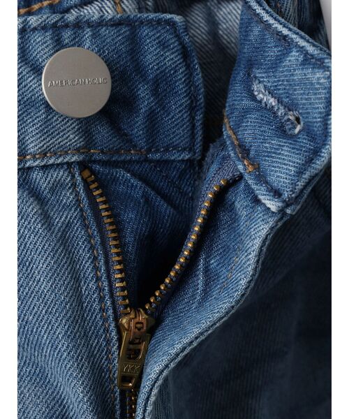 AMERICAN HOLIC（アメリカンホリック）の「センタープレスフレアーデニム（デニムパンツ・レディース・サックスブルー/ワンウォッシュ・M/L/XS/S）」の8枚目の写真