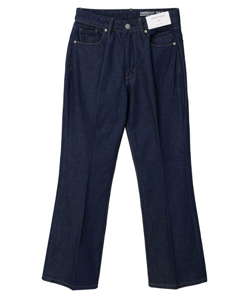 AMERICAN HOLIC（アメリカンホリック）の「センタープレスフレアーデニム（デニムパンツ・レディース・サックスブルー/ワンウォッシュ・M/L/XS/S）」の13枚目の写真