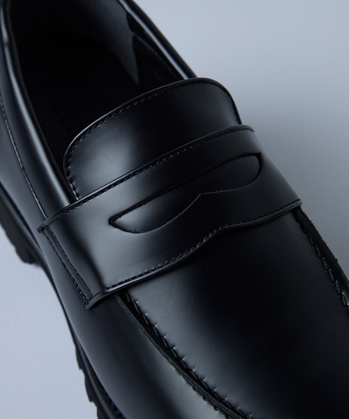 CIASENSE(シアセンス)の「+6.8cm High sole dress bit loafers coin loafers /ハイソール ドレス ビットローファー/コインローファー(ローファー・メンズ・ブラック/ブラック×ブラック/ターコイズブルー/ダークブラウン/ダークブルー/ブラック系・40/42/44/38)」の17枚目の写真