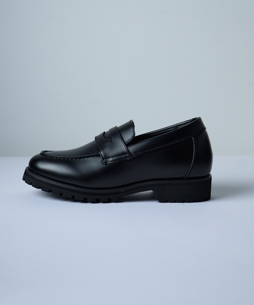 CIASENSE(シアセンス)の「+6.8cm High sole dress bit loafers coin loafers /ハイソール ドレス ビットローファー/コインローファー(ローファー・メンズ・ブラック/ブラック×ブラック/ターコイズブルー/ダークブラウン/ダークブルー/ブラック系・40/42/44/38)」の19枚目の写真