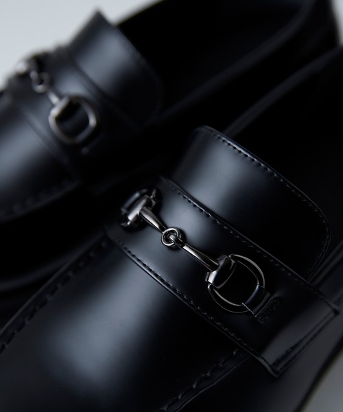 CIASENSE（シアセンス）の「＋6.8cm High sole dress bit loafers coin loafers /ハイソール ドレス ビットローファー/コインローファー（ローファー・メンズ・ブラック/ブラック×ブラック/ターコイズブルー/ダークブラウン/ダークブルー/ブラック系・40/42/44/38）」の10枚目の写真