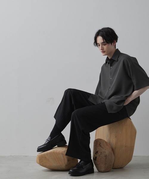 CIASENSE(シアセンス)の「+6.8cm High sole dress bit loafers coin loafers /ハイソール ドレス ビットローファー/コインローファー(ローファー・メンズ・ブラック/ブラック×ブラック/ターコイズブルー/ダークブラウン/ダークブルー/ブラック系・40/42/44/38)」の12枚目の写真
