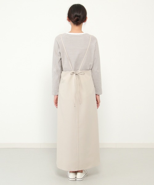 ikka（イッカ）の「キャミワンピアンサンブル（ワンピース・レディース・ブラック/ベージュ・S/M/L）」の10枚目の写真