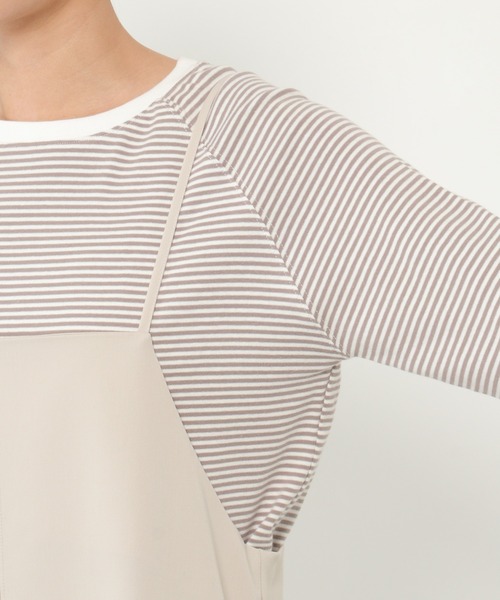 ikka（イッカ）の「キャミワンピアンサンブル（ワンピース・レディース・ブラック/ベージュ・S/M/L）」の11枚目の写真