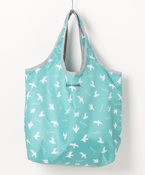 LBC（エルビーシー）の「コンパクトホレイホオンエコバッグ（エコバッグ/サブバッグ・レディース・グレー/ブラック/グリーン/ネイビー/ブルー系/スカイブルー/ターコイズブルー/ベージュ/ピンク/ライトグレー・FREE）」の8枚目の写真