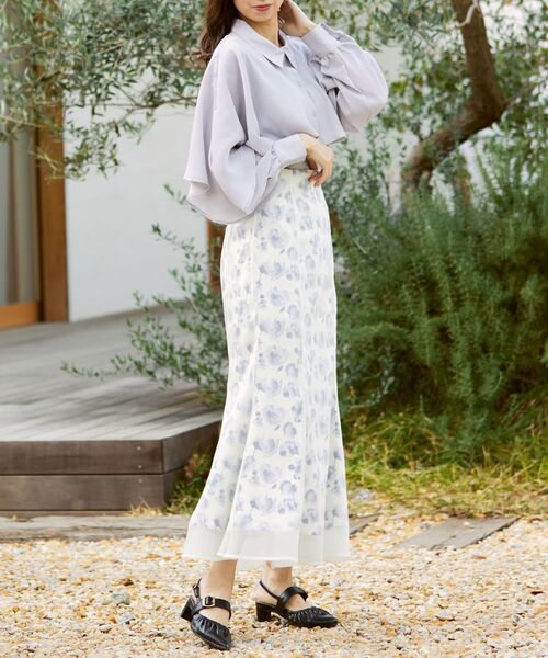 MAJESTIC LEGON（マジェスティックレゴン）の「ふかふかフィットギャザーミュール（サンダル・レディース・ブラック/アイボリー・SMALL/MEDIUM/LARGE/X-LARGE）」の10枚目の写真