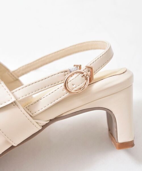 MAJESTIC LEGON（マジェスティックレゴン）の「ふかふかフィットギャザーミュール（サンダル・レディース・ブラック/アイボリー・SMALL/MEDIUM/LARGE/X-LARGE）」の8枚目の写真