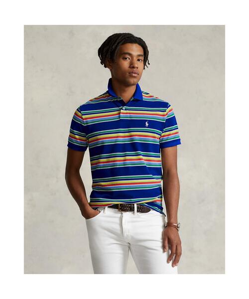 【新品】POLO RALPH LAUREN ストライプポロシャツ POLO RALPH LAUREN（ポロ ラルフ ローレン）の「カスタム スリム