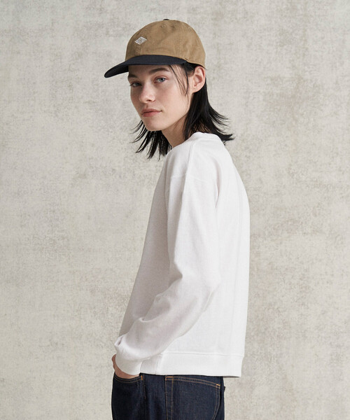 DANTON(ダントン)の「CHINO CLOTH 6PANEL CAP 2TONE(キャップ・レディース・ホワイト系その他6/ホワイト系その他5/ベージュ系その他/グレー系その他/カーキ系1・F)」の14枚目の写真