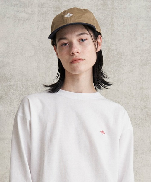 DANTON(ダントン)の「CHINO CLOTH 6PANEL CAP 2TONE(キャップ・レディース・ホワイト系その他6/ホワイト系その他5/ベージュ系その他/グレー系その他/カーキ系1・F)」の12枚目の写真