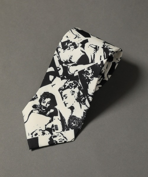 Pattern Print Necktie/総柄とろみネクタイ（ネクタイ）｜Art re