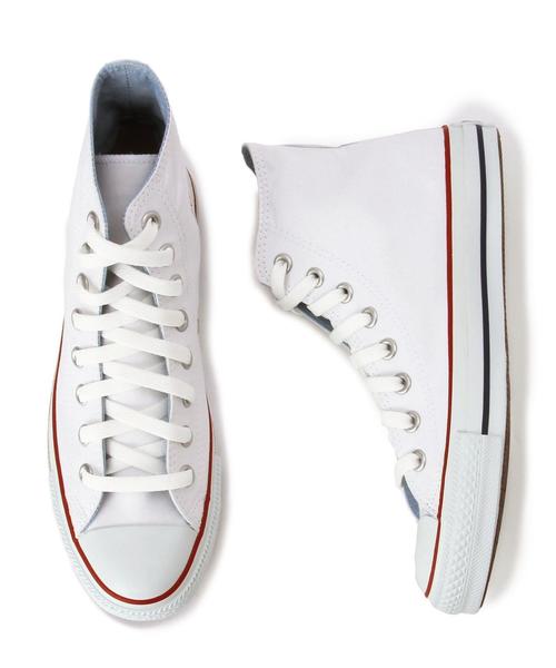 CONVERSE(コンバース)の「CONVERSE SHIRTINGハイカット/BCCONVERSE SHIRTING HI◆(スニーカー・レディース・ホワイト/ライトブルー・23cm/24cm/25cm)」の2枚目の写真