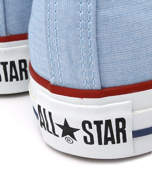 CONVERSE(コンバース)の「CONVERSE SHIRTINGハイカット/BCCONVERSE SHIRTING HI◆(スニーカー・レディース・ホワイト/ライトブルー・23cm/24cm/25cm)」の6枚目の写真