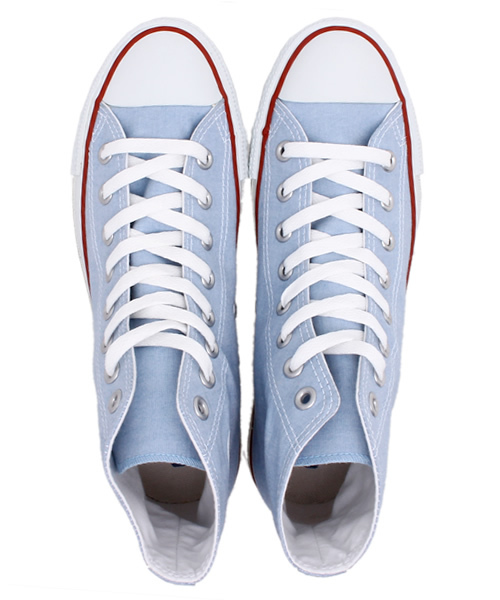 CONVERSE(コンバース)の「CONVERSE SHIRTINGハイカット/BCCONVERSE SHIRTING HI◆(スニーカー・レディース・ホワイト/ライトブルー・23cm/24cm/25cm)」の7枚目の写真