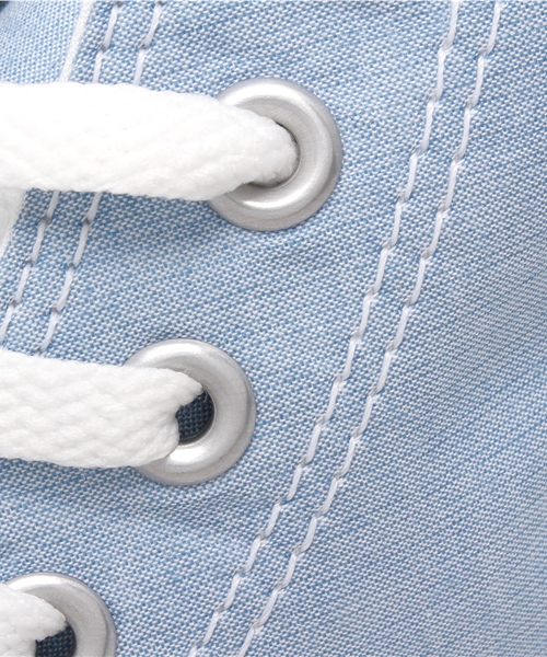 CONVERSE(コンバース)の「CONVERSE SHIRTINGハイカット/BCCONVERSE SHIRTING HI◆(スニーカー・レディース・ホワイト/ライトブルー・23cm/24cm/25cm)」の8枚目の写真