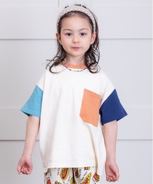 配色ポケットT(80~150cm)