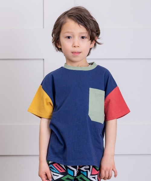 Life Support Products(ライフサポートプロダクツ)の「配色ポケットT(80~150cm)(Tシャツ/カットソー・キッズ・ライトピンク/エメラルド/カーキ/オフホワイト/ホワイト系その他/レッド/ネイビー/マスタード/グリーン系その他/ブルー系その他/チャコール/オレンジ・80/90/95/100/110/120/130/140/150)」の8枚目の写真
