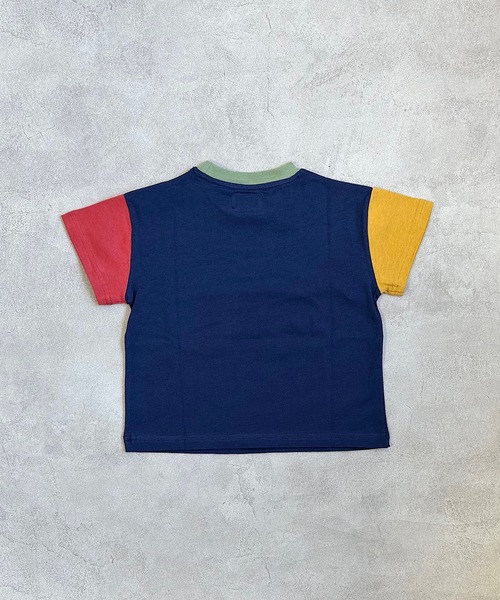 Life Support Products(ライフサポートプロダクツ)の「配色ポケットT(80~150cm)(Tシャツ/カットソー・キッズ・ライトピンク/エメラルド/カーキ/オフホワイト/ホワイト系その他/レッド/ネイビー/マスタード/グリーン系その他/ブルー系その他/チャコール/オレンジ・80/90/95/100/110/120/130/140/150)」の22枚目の写真