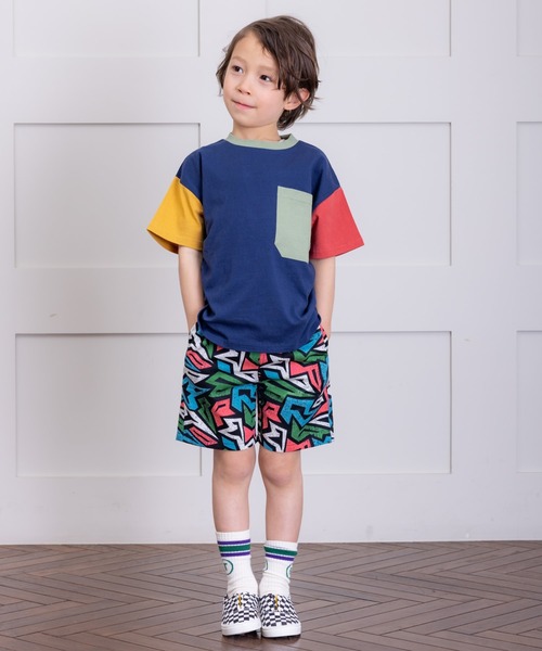 Life Support Products(ライフサポートプロダクツ)の「配色ポケットT(80~150cm)(Tシャツ/カットソー・キッズ・ライトピンク/エメラルド/カーキ/オフホワイト/ホワイト系その他/レッド/ネイビー/マスタード/グリーン系その他/ブルー系その他/チャコール/オレンジ・80/90/95/100/110/120/130/140/150)」の21枚目の写真