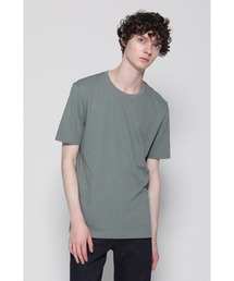 バブルジャカードストラクチャー コットンブレンド Tシャツ