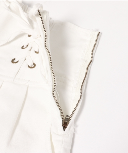 WEGO(ウィゴー)の「WEGO/レースアップショートパンツ(その他パンツ・レディース・インディゴブルー/ブルー系その他/ホワイト/カーキ・FREE)」の18枚目の写真