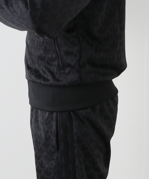 adidas Originals（アディダスオリジナルス）の「【adidas Originals / アディダス オリジナルス】 モノトーンジャガードTRACKTOP（ブルゾン・メンズ・ブラック・MEDIUM/LARGE）」の9枚目の写真