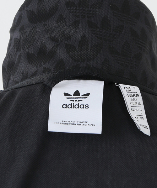 adidas Originals（アディダスオリジナルス）の「【adidas Originals / アディダス オリジナルス】 モノトーンジャガードTRACKTOP（ブルゾン・メンズ・ブラック・MEDIUM/LARGE）」の7枚目の写真