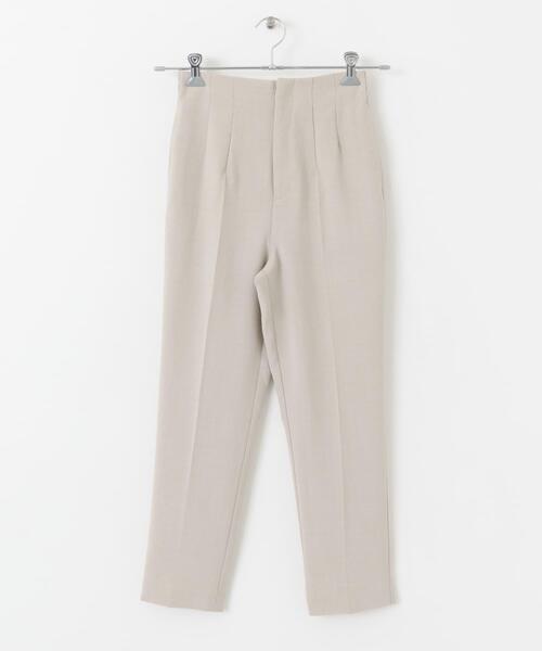 SENSE OF PLACE by URBAN RESEARCH（センスオブプレイスバイアーバンリサーチ）の「リネンライクハイウエストテーパードパンツ（その他パンツ・レディース・チャコールグレー/ライトベージュ/ブラック/ブルー・TALL/X-SMALL/LARGE/SMALL/MEDIUM）」の18枚目の写真