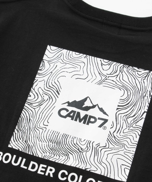 CAMP7（キャンプセブン）の「【CAMP7】モチーフロゴＴシャツ（Tシャツ/カットソー・キッズ・ブラック/グリーン・130/150/140/120/160/105）」の18枚目の写真