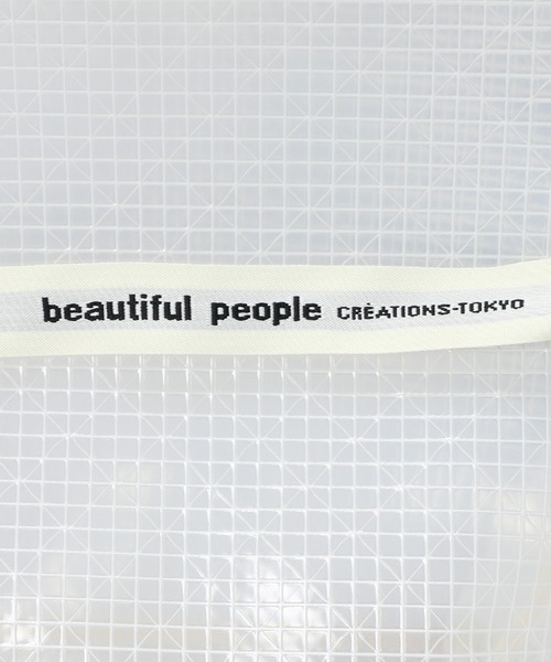 beautiful people(ビューティフルピープル)の「beautiful people plaid vinyl logo tape shoulder bag 1000611931(ショルダーバッグ・レディース・クリア・FREE)」の8枚目の写真