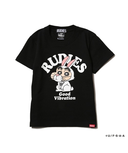 RUDIE'SxCRAYON SHINCHAN KIDS RABBIT TEE / ルーディーズ