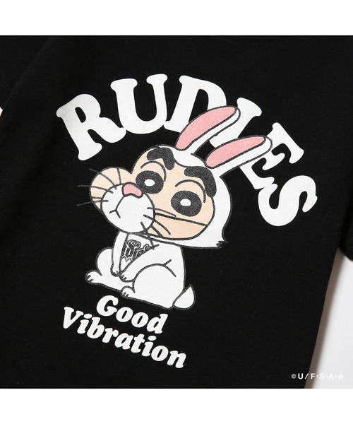 RUDIE'SxCRAYON SHINCHAN KIDS RABBIT TEE / ルーディーズ