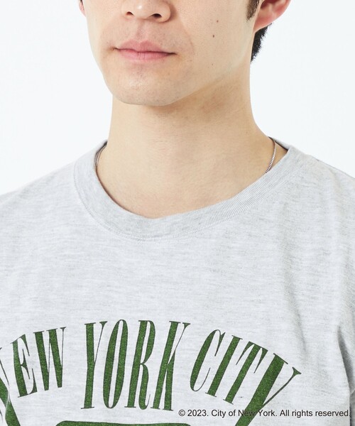 GOOD ROCK SPEED(グッドロックスピード)の「【別注】<GOOD ROCK SPEED>NYC Transport プリント Tシャツ(Tシャツ/カットソー・メンズ・ライトグレー・M/L/XL)」の3枚目の写真