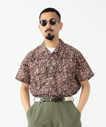 BEAMS PLUS | BEAMS PLUS / インディアン ブロックプリント ショートスリーブ オープンカラー シャツ(シャツ/ブラウス)