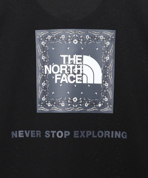 THE NORTH FACE(ザノースフェイス)の「THE NORTH FACE S/S Bandana Square Logo Tee NTW32349(Tシャツ/カットソー・レディース・ネイビー/オレンジ/ホワイト/ブラック・LARGE/MEDIUM/SMALL)」の9枚目の写真