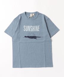 【BARNS OUTFITTERS/バーンズアウトフィッターズ】別注吊り編みTシャツ SUNSHINE