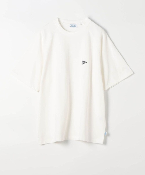 Grand PARK（グランドパーク）の「DISCUS別注ラグランスリーブオーバーTシャツ（Tシャツ/カットソー・メンズ・ベージュ/ホワイト/レッド/グレー・SMALL/MEDIUM/LARGE/X-LARGE）」の2枚目の写真