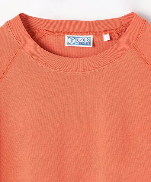 Grand PARK（グランドパーク）の「DISCUS別注ラグランスリーブオーバーTシャツ（Tシャツ/カットソー・メンズ・ベージュ/ホワイト/レッド/グレー・SMALL/MEDIUM/LARGE/X-LARGE）」の6枚目の写真