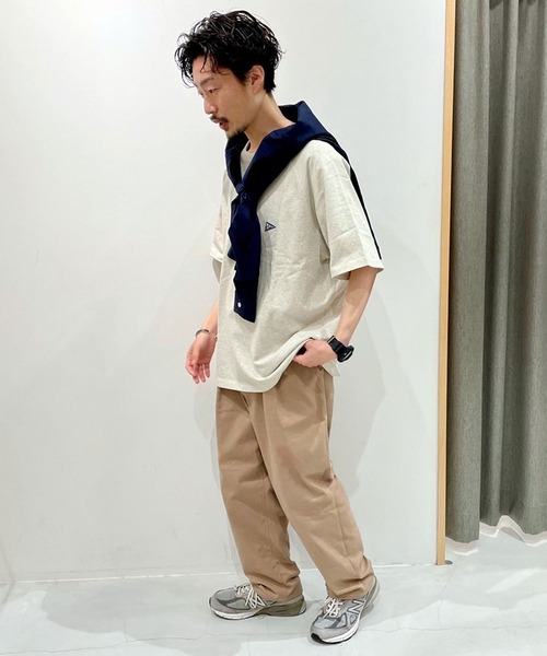 Grand PARK（グランドパーク）の「DISCUS別注ラグランスリーブオーバーTシャツ（Tシャツ/カットソー・メンズ・ベージュ/ホワイト/レッド/グレー・SMALL/MEDIUM/LARGE/X-LARGE）」の18枚目の写真