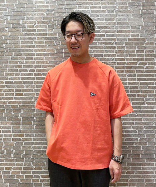 Grand PARK（グランドパーク）の「DISCUS別注ラグランスリーブオーバーTシャツ（Tシャツ/カットソー・メンズ・ベージュ/ホワイト/レッド/グレー・SMALL/MEDIUM/LARGE/X-LARGE）」の20枚目の写真