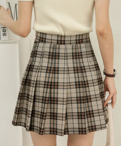 MAISON DE THERESE(メゾン ド テレーズ)の「ハイウエストAラインミニプリーツスJKスカート(スカート・レディース・D/C/B/E/A・M/L)」の9枚目の写真