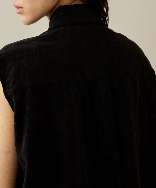 rito structure（リトストラクチャー）の「【rito structure/リトストラクチャー】ストライプジャガードコネクテッドシャツ（Tシャツ/カットソー・レディース・ホワイト/ブラック・1）」の17枚目の写真