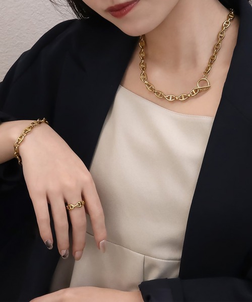 blackdia ocean（ブラックダイヤオーシャン）の「blackdia ocean アンカーデザインリング（リング・レディース・シルバー/ゴールド・13号/11号/15号）」の18枚目の写真
